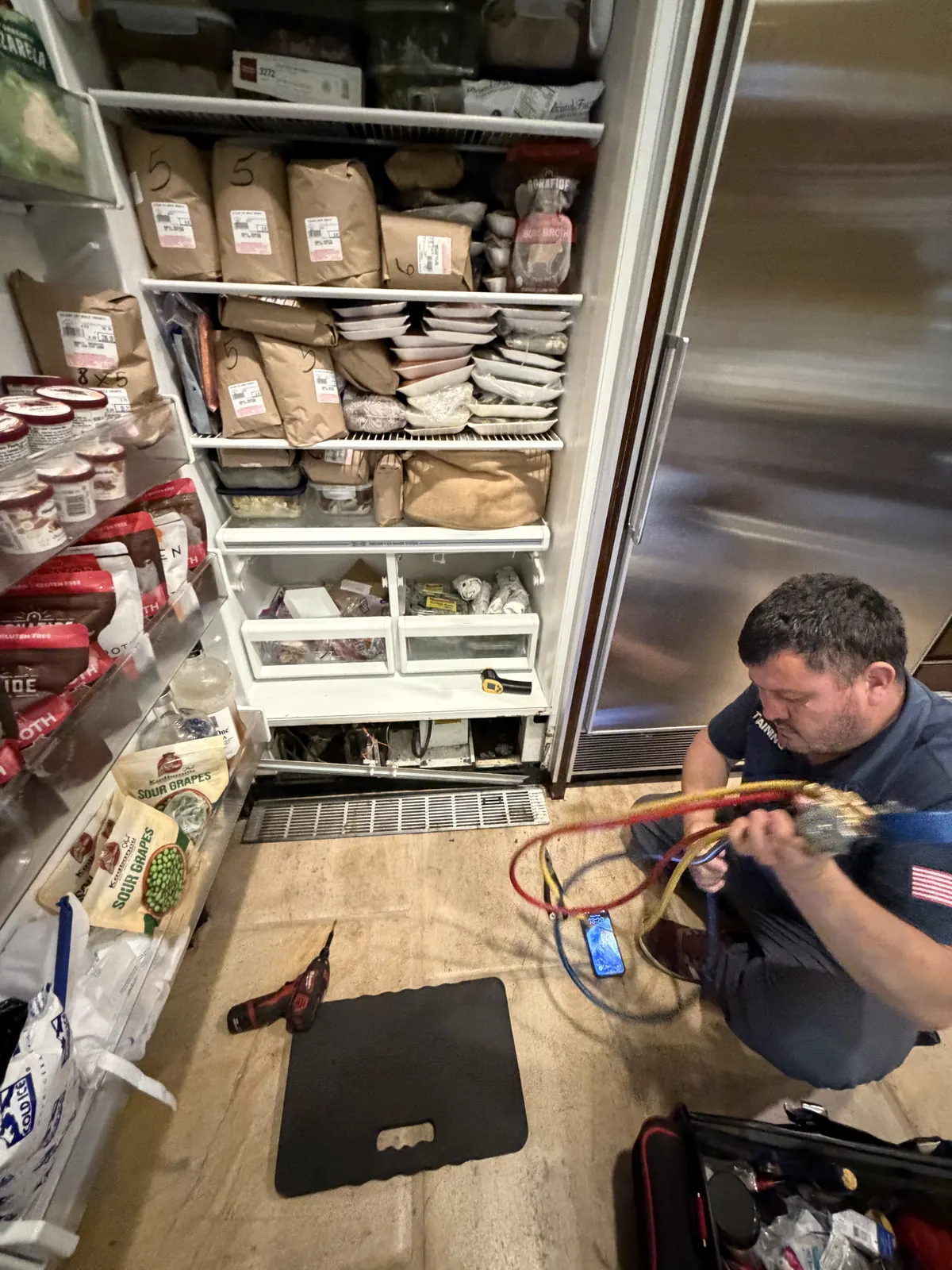 ApexPro refrigerator repair job in a Los Angeles home, photo 5 of 14