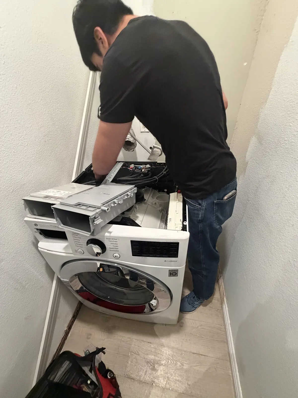 ApexPro washer repair job in a Los Angeles laundry room, photo 2 of 3